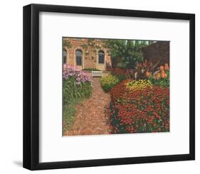 Barrington Court Gardens Somerset-Richard Harpum-Framed Art Print