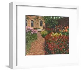 Barrington Court Gardens Somerset-Richard Harpum-Framed Art Print