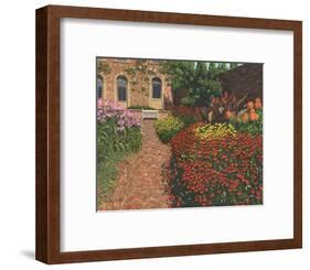 Barrington Court Gardens Somerset-Richard Harpum-Framed Art Print