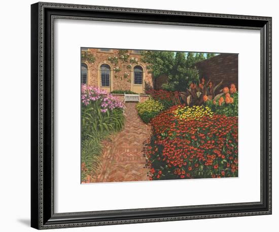 Barrington Court Gardens Somerset-Richard Harpum-Framed Art Print