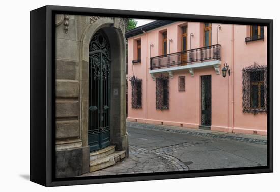 Barrio Brasil, Santiago, Chile-M & G Therin-Weise-Framed Premier Image Canvas
