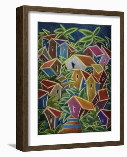 Barrio Lindo-Oscar Ortiz-Framed Giclee Print