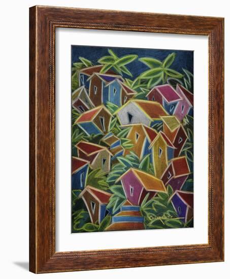 Barrio Lindo-Oscar Ortiz-Framed Giclee Print