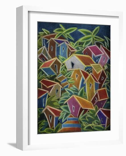 Barrio Lindo-Oscar Ortiz-Framed Giclee Print