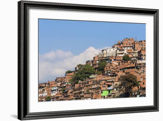 Barrios, Slums of Caracas on the Hillside, Caracas, Venezuela-Keren Su-Framed Photographic Print