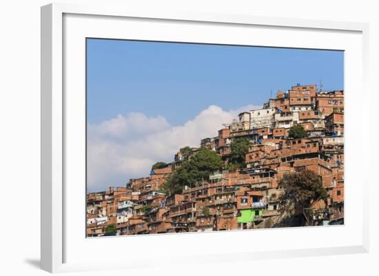Barrios, Slums of Caracas on the Hillside, Caracas, Venezuela-Keren Su-Framed Photographic Print