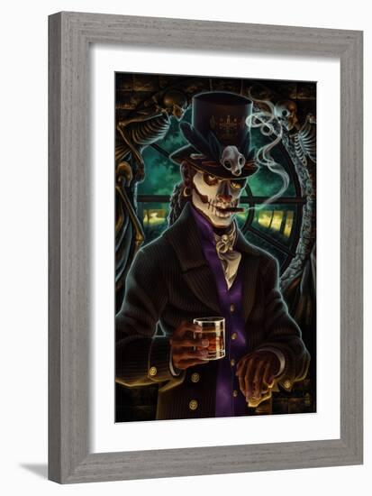 Barron Samedi Voodoo-Lantern Press-Framed Art Print