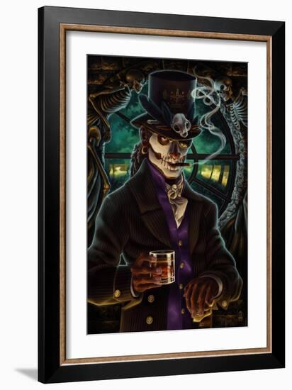 Barron Samedi Voodoo-Lantern Press-Framed Art Print