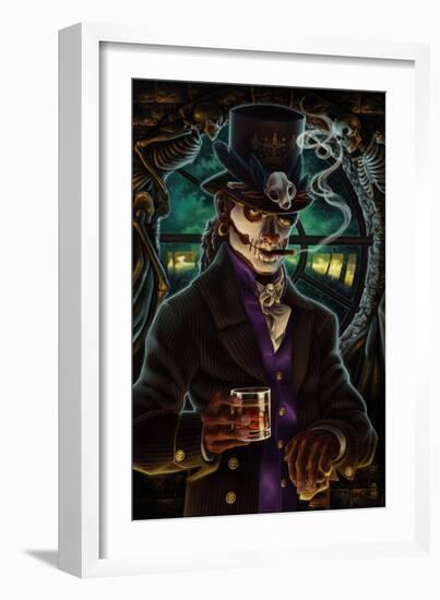 Barron Samedi Voodoo-Lantern Press-Framed Art Print