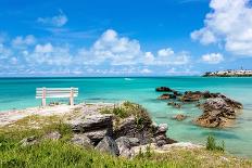 Sunrise on Bermuda's Pink Beach West, Bermuda, Atlantic, North America-Barry Davis-Photographic Print