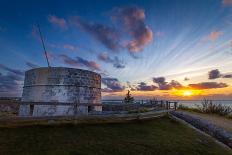 Martello Tower, with walls up to 11 feet thick and surrounded by dry moat, at Ferry Reach-Barry Davis-Mounted Photographic Print