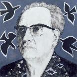 Portrait of Olivier Messiaen, Illustration for 'The Sunday Times', 1970s-Barry Fantoni-Giclee Print