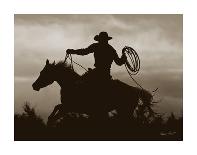 Lost Canyon Cowboy-Barry Hart-Art Print