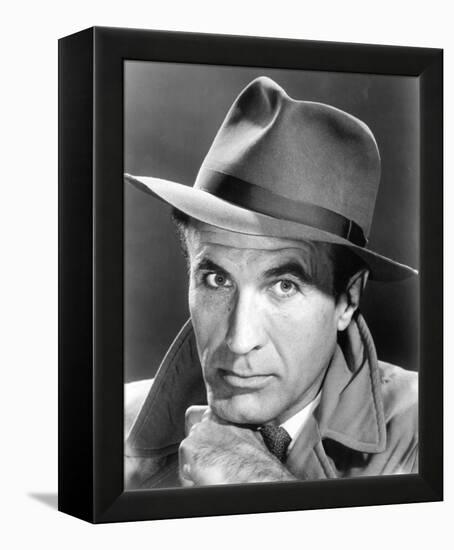 Barry Morse - The Fugitive-null-Framed Stretched Canvas