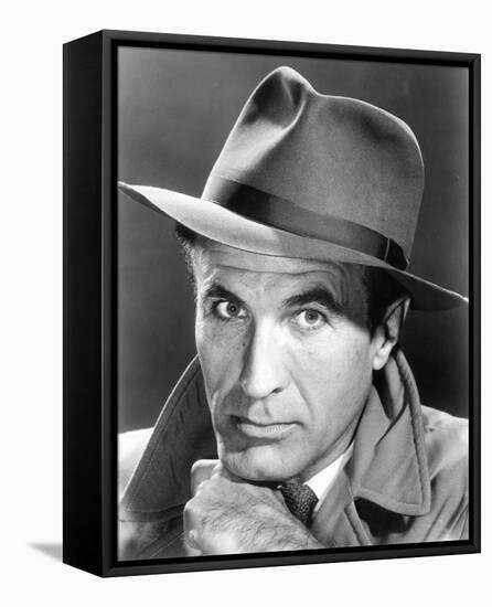 Barry Morse - The Fugitive-null-Framed Stretched Canvas