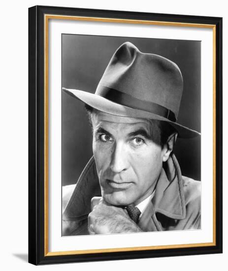 Barry Morse - The Fugitive-null-Framed Photo