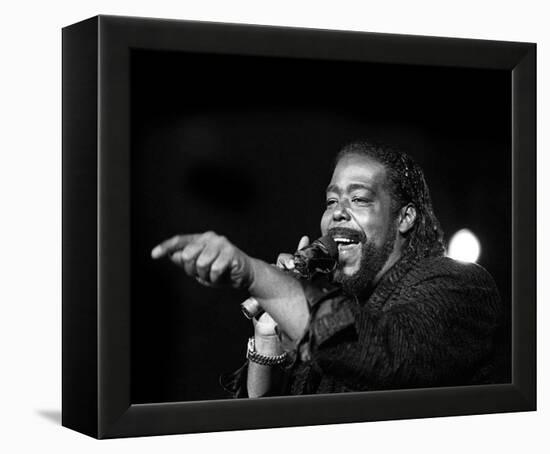 Barry White-null-Framed Stretched Canvas