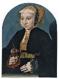 Portrait of Elisabeth Bellinghausen, 1538-39-Bartholomaeus Bruyn-Framed Premier Image Canvas