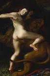 Cupid Taming a Lion-Bartholomaus Spranger (Follower of)-Laminated Giclee Print