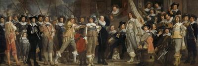 Militiamen of the Company of Captain Roelof Bicker-Bartholomeus Van Der Helst-Stretched Canvas