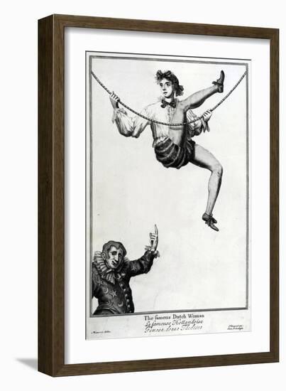 Bartholomew Fair, London: the Famous Dutch Woman-null-Framed Giclee Print