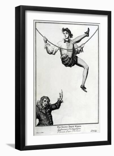 Bartholomew Fair, London: the Famous Dutch Woman-null-Framed Giclee Print