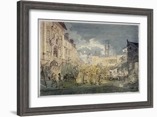 Bartholomew Fair, West Smithfield, City of London, 1813-John Nixon-Framed Giclee Print