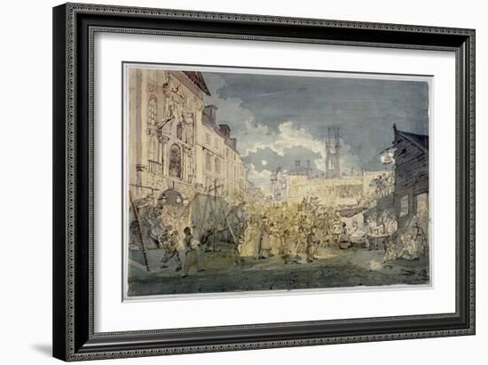 Bartholomew Fair, West Smithfield, City of London, 1813-John Nixon-Framed Giclee Print