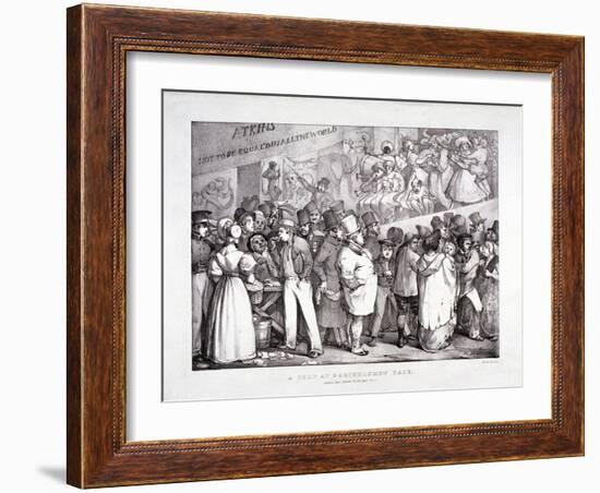 Bartholomew Fair, West Smithfield, London, C1830-J Graf-Framed Giclee Print