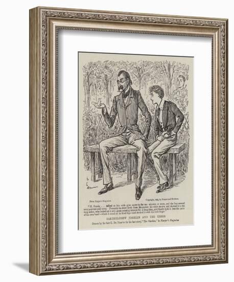 Bartholomew Josselin and the Usher-George Du Maurier-Framed Giclee Print