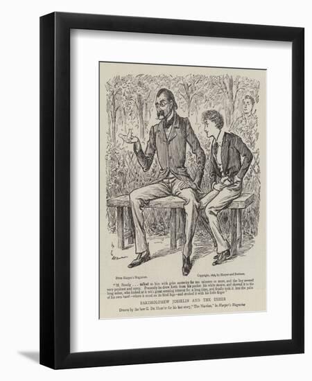 Bartholomew Josselin and the Usher-George Du Maurier-Framed Giclee Print