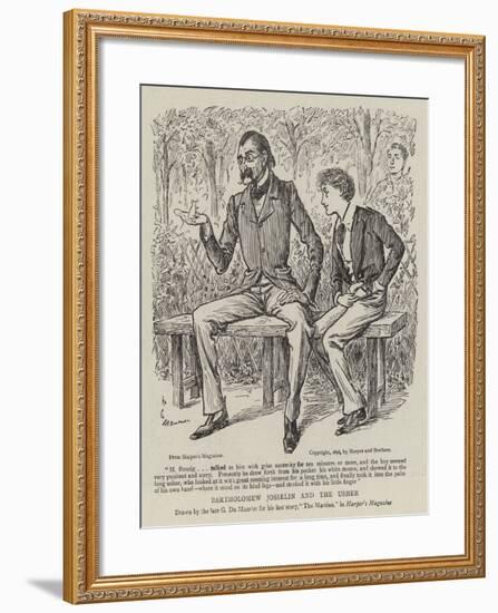 Bartholomew Josselin and the Usher-George Du Maurier-Framed Giclee Print