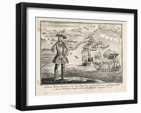 Bartholomew Roberts-Benjamin Cole-Framed Art Print