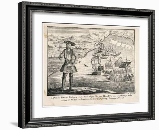 Bartholomew Roberts-Benjamin Cole-Framed Art Print