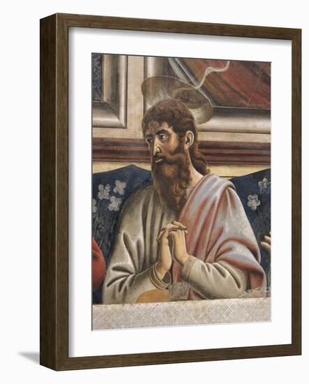 Bartholomew with Clasped Hands, Detail from the Last Supper, 1450-Andrea Del Castagno-Framed Giclee Print