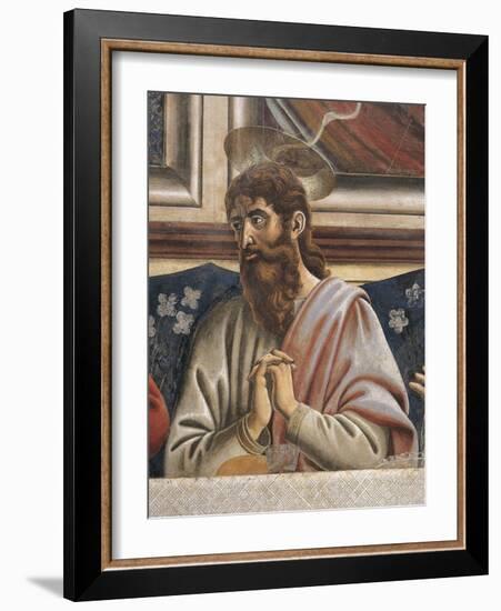 Bartholomew with Clasped Hands, Detail from the Last Supper, 1450-Andrea Del Castagno-Framed Giclee Print