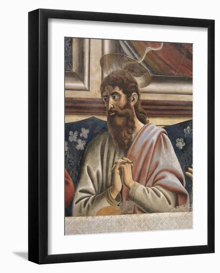 Bartholomew with Clasped Hands, Detail from the Last Supper, 1450-Andrea Del Castagno-Framed Giclee Print