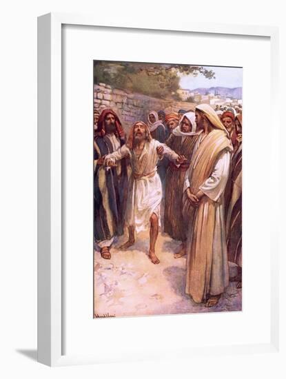 Bartimaeus-Harold Copping-Framed Giclee Print