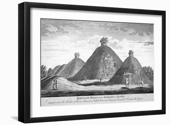 Bartlow Hills Near Ashdon in Essex, C1780-null-Framed Giclee Print