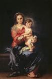 Madonna and Child-Bartolom Esteban Murillo-Framed Premier Image Canvas
