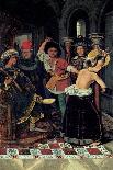 King Ferdinand I of Castile Welcomed Saint Dominic of Silos, 1478-1480-Bartolomé Bermejo-Giclee Print