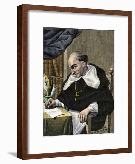 Bartolome De Las Casas, Spanish Missionary and New World Historian-null-Framed Giclee Print