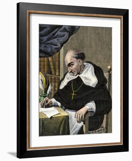 Bartolome De Las Casas, Spanish Missionary and New World Historian-null-Framed Giclee Print