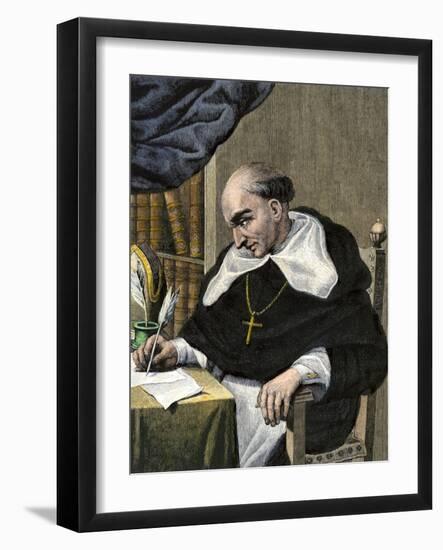 Bartolome De Las Casas, Spanish Missionary and New World Historian-null-Framed Giclee Print