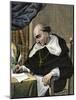 Bartolome De Las Casas, Spanish Missionary and New World Historian-null-Mounted Giclee Print