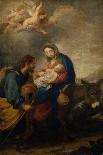Saint Joseph with Jesus-Bartolome Esteban Murillo-Giclee Print