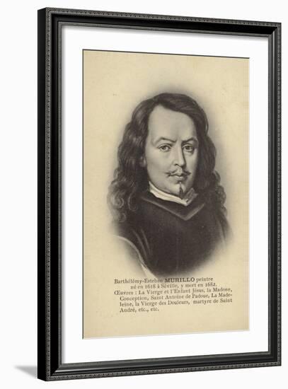 Bartolome Esteban Murillo, Spanish Painter-null-Framed Giclee Print