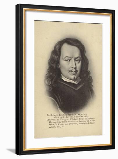 Bartolome Esteban Murillo, Spanish Painter-null-Framed Giclee Print