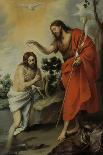 The Baptism of Christ, 1655-Bartolomé Estebàn Murillo-Framed Giclee Print