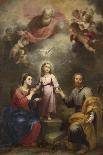 The Heavenly and Earthly Trinities (The Pedroso Murill), C. 1680-Bartolomé Estebàn Murillo-Framed Premier Image Canvas